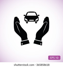 Pictograph of car icon