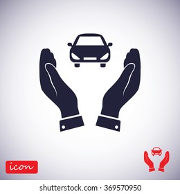 Pictograph of car icon