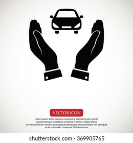 Pictograph of car icon