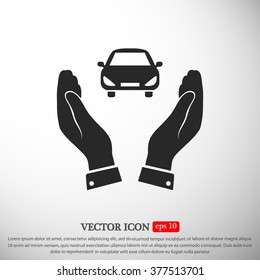 Pictograph of car icon