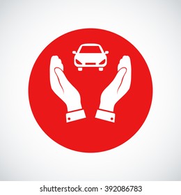 Pictograph of car icon