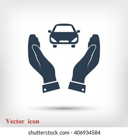 Pictograph of car icon