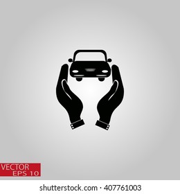 Pictograph of car. icon