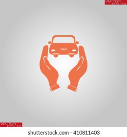 Pictograph of car. icon