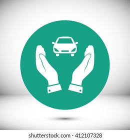 Pictograph of car icon