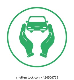 Pictograph of car. icon