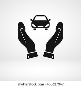 Pictograph of car icon