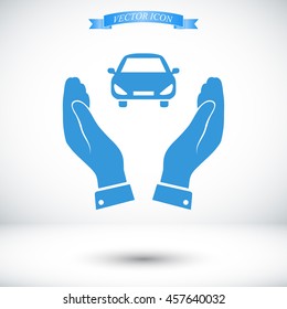 Pictograph of car icon
