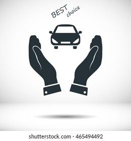 Pictograph of car icon