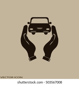 Pictograph of car. icon