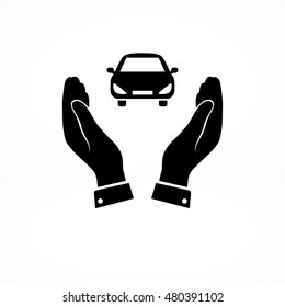 Pictograph of car icon, vector best flat icon, EPS