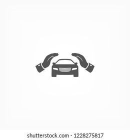 Pictograph of car. icon. Vector Eps 10
