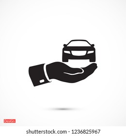 Pictograph of car. icon. Vector Eps 10