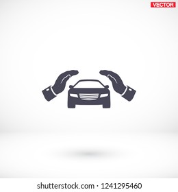 Pictograph of car. icon. Vector Eps 10