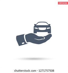 Pictograph of car. icon. Vector Eps 10