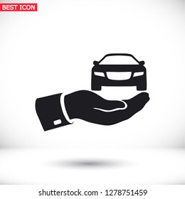 Pictograph of car. icon. Vector Eps 10