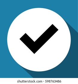 Pictograph of check mark