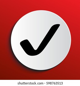 Pictograph of check mark