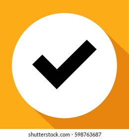 Pictograph of check mark