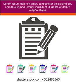 Pictograph of checklist