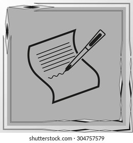Pictograph of checklist