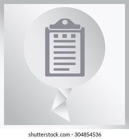Pictograph of checklist