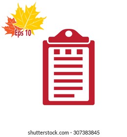 Pictograph of checklist