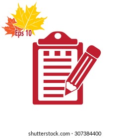 Pictograph of checklist