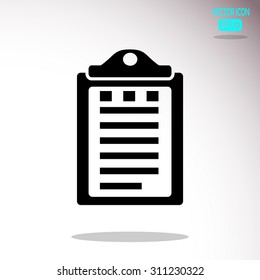 Pictograph of checklist