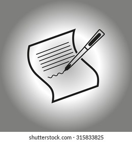 Pictograph of checklist