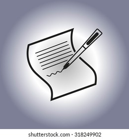 Pictograph of checklist