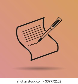 Pictograph of checklist