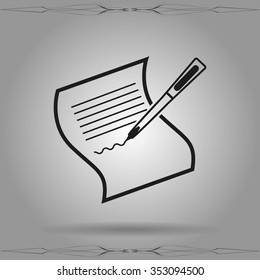 Pictograph of checklist