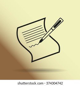 Pictograph of checklist
