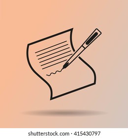 Pictograph of checklist