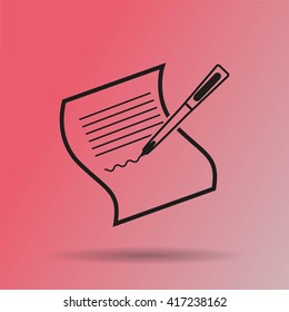 Pictograph of checklist