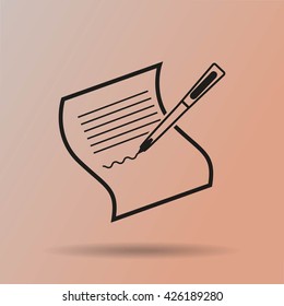 Pictograph of checklist