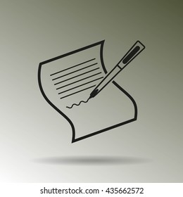 Pictograph of checklist