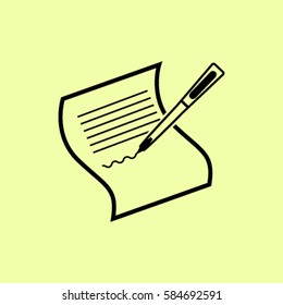 Pictograph of checklist
