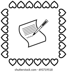Pictograph of checklist