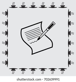 Pictograph of checklist