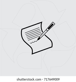 Pictograph of checklist