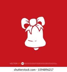 Pictograph of Christmas Bells for template logo, icon, and identity vector designs.