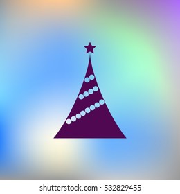Pictograph of christmas tree