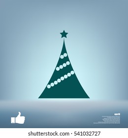 Pictograph of christmas tree