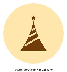 Pictograph of christmas tree