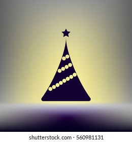 Pictograph of christmas tree