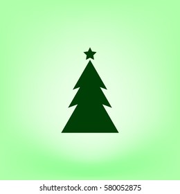 Pictograph of christmas tree
