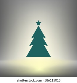 Pictograph of christmas tree