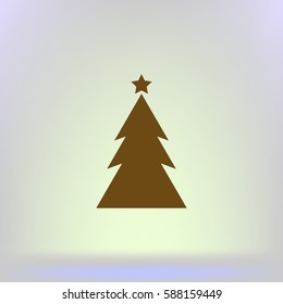 Pictograph of christmas tree